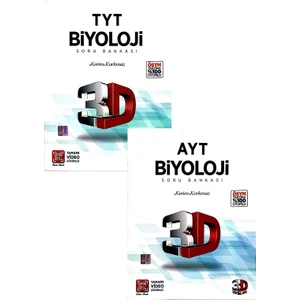 3D Yayınları TYT-AYT Biyoloji Soru Bankası Seti