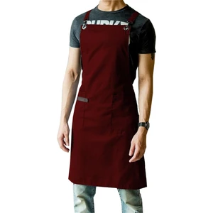 Medusa Forma Askılı Önlük Master Şef - Barista - Aşçı - Kuaför - Tattoo - Mutfak - Chef Garson Önlüğü Bordo