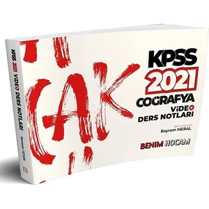 Benim Hocam Yayınları 2021 KPSS Coğrafya Video Ders Notları