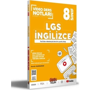 Benim Hocam Yayınları LGS 8.Sınıf İngilizce Video Ders Notları
