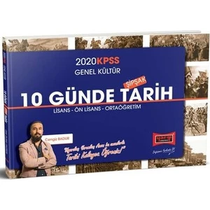 Yargı Yayınevi 2020 KPSS Genel Kültür  10 Günde Şipşak Tarih