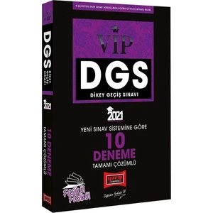 Yargı Yayınevi 2021 DGS VIP Yeni Sınav Sistemine Göre Tamamı Çözümlü 10 Fasikül Deneme