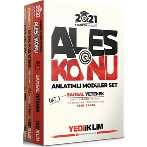 Yediiklim Yayınları 2021 Master Serisi ALES Konu Anlatımlı Modüler Set