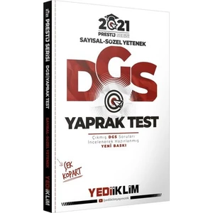 Yediiklim Yayınları 2021 Prestij Serisi ALES Çek Kopart Yaprak Test