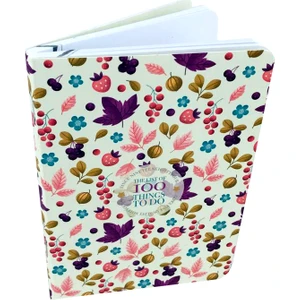 100 Things Tel Dikişli Karton Kapak Defter A6 80 Yaprak Çizgili Açık Renk