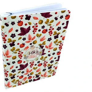 100 Things Tel Dikişli Karton Kapak Defter A6 80 Yaprak Kareli Açık Renk