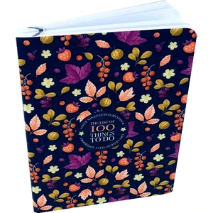 100 Things Tel Dikişli Karton Kapak Defter A6 80 Yaprak Kareli Koyu Renk