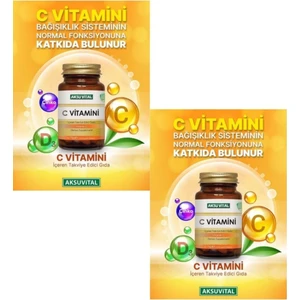 Aksu Vital C Vitamini 1250 Mg 60 Tablet x 2 Adet