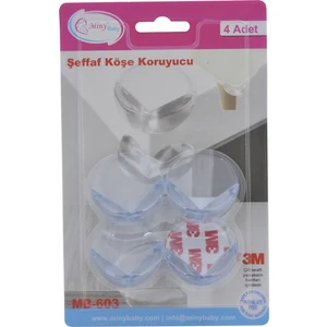 Miny Baby Köşe Koruyucu 4lü Şeffaf