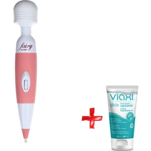 Fairy Güçlü Ayarlanabilir Titreşime Sahip Masaj Aleti Titreşimli Vibratör+Jel