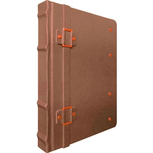 2396 Firenze Deri 160 Yaprak Çizgisiz Ciltli Defter 17 x 24 cm Taba Kahverengi