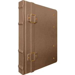 2396 Firenze Deri 160 Yaprak Çizgisiz Ciltli Defter 17 x 24 cm Açık Kahverengi
