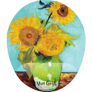 İyi Fikirler Van Gogh Ayçiçekleri Natürmort Bilek Destekli Mousepad