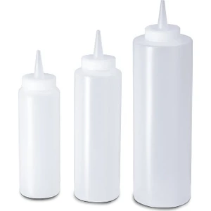 Sos Şişesi 3'lü Şeffaf Sos Şişesi Bpa Free