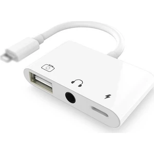 3in1 Lightning To Kulakılık ve USB Kamera Okuyucu Otg AL-32650