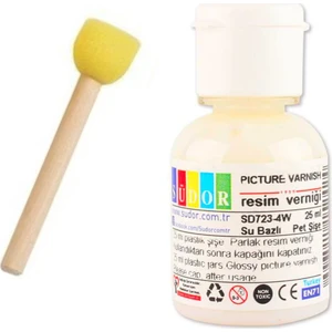 Tale Hobby Südor Resim Verniği ve Sünger Tampon Fırça