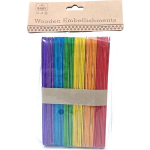 Renkli Dil Çubuğu Büyük 50'li