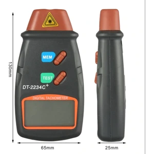DT-2234C Dijital Lazer Takometre Hız Göstergeli Devir Ölçer Temassız Rpm Ölçer