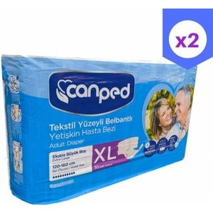 Belbantlı Tekstil Yüzeyli Hasta Bezi Ekstra Büyük 30'lu x 2 Adet