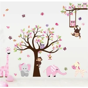 Cosy Home Gift  Pambe Asia Hayvanları Büyük Boyut  Ev Duvar Dekor Sticker