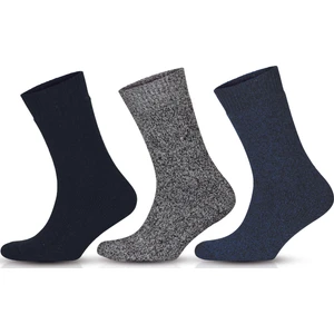 Go With Norveç Tipi Havlulu Yünlü Kışlık Soft Çorap 3 Çift