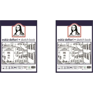 BN05-4 Eskiz Defteri A4 120 gr 50 Yaprak 2'li