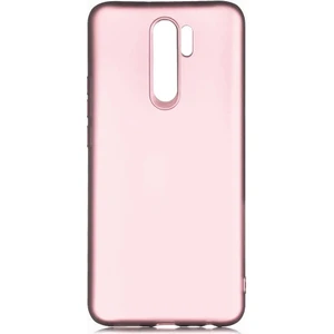 Tekno Grup Xiaomi Redmi 9 Kılıf Mat Premium Silikon Kılıf Rose + Cam Ekran Koruyucu