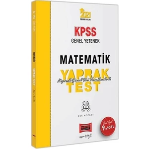 Yargı Yayınevi 2021 KPSS Genel Yetenek Matematik Çek Kopart Yaprak Test