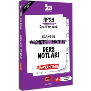 Yargı Yayınevi 2021 KPSS Geometri-Mantık Kısa Ve Öz Ders Notları