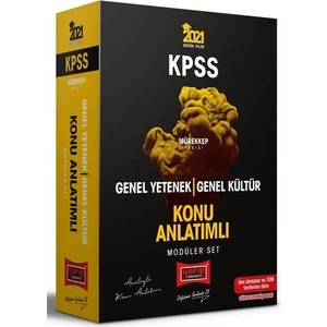 Yargı Yayınevi 2021 KPSS Genel Yetenek Genel Kültür  Konu Anlatımlı Modüler Set Mürekkep Serisi