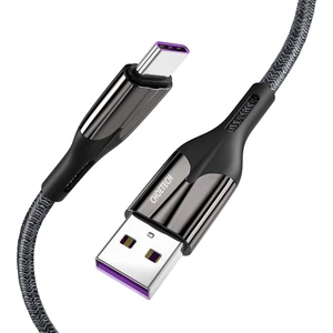 5A USB-C Süper Hızlı Şarj Kablosu - 1.2 Metre - Siyah
