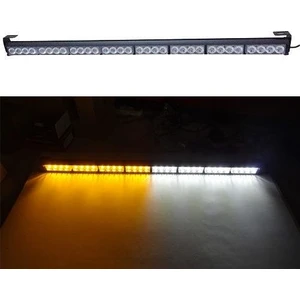 Tepe LED Bar Çakarlı Off Road 12-24V 112cm Sarı-Beyaz Metal Gövde