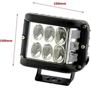 Off Road 6 Ledli 5 Modlu Kırmızı Mavi Çalışma Lambası