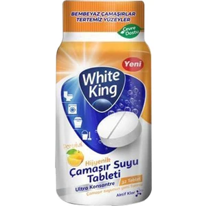 White King Hijyenik Çamaşır Suyu Tableti Turunç 32'li
