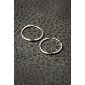 Elika Silver Kadın Halka Küpe 925 Ayar Gümüş