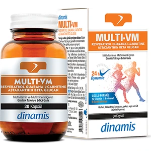 Multi-Vm Multivitamin Multiminarel Içeren Takviye Edici Gıda 30 Kapsül