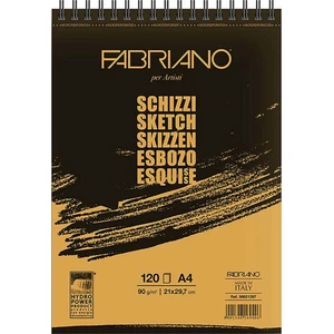 Schizzi Sketch Pad Spiralli Eskiz Çizim Defteri 90 gr 80 Yaprak A4