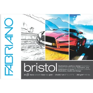 Bristol Marker Çizim Defteri Blok 250 gr 20 Yaprak A4
