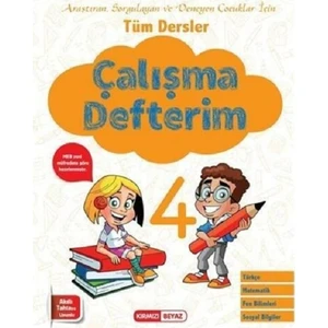 Kırmızı Beyaz Yayınlar 4 .Sınıf Çalışma Defterim