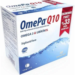 OmePa Q10 Omega-3 + Ubiquinol 90 Kapsül