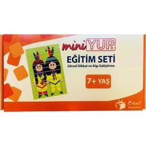 Miniyup 7-8 Yaş Paketi-1 (21 Kitapçık + Ahşap Kontrol Aracı)