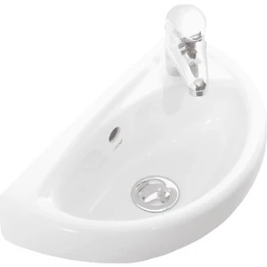 Creavıt TP040 Oval Lavabo 23X39 cm (Batarya Delikli) Sifon Dahil