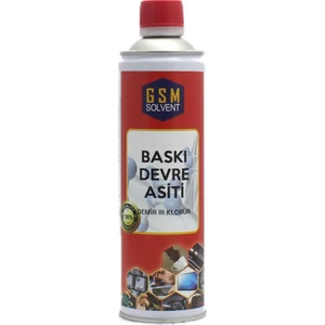 GSM Solvent Baskı Devre Asiti (Demir Iıı Klorür) 500 ml