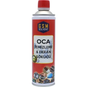 GSM Solvent Oca Temizleme & Ekran Sökücü Sıvı 600 ml