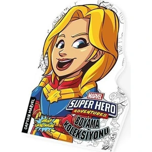 Marvel Süper Kahramanlar Boyama Kitabı - Captan Marvel