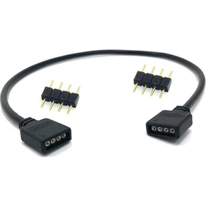 4373 4 Pin Rgb Ekleme Birleştirme Uzatma 30CM Çevirici Kablo