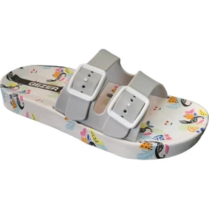 12290 Gri Kadın Kaydırmaz Havuz/Deniz Terlik