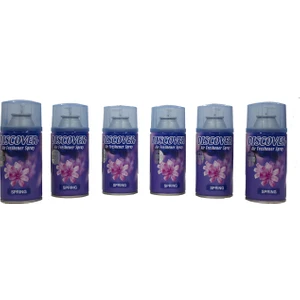 Dıscover Spring Oda Kokusu 320 ml x 6 Adet Makinaya Uyumlu Sprey