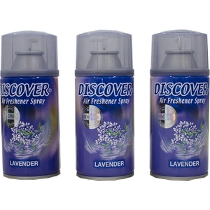 Dıscover Lavander Oda Kokusu 320 ml x 3 Adet Makinaya Uyumlu Sprey