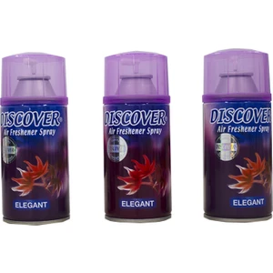 Dıscover Elegant Oda Kokusu 320 ml x 3 Adet Makinaya Uyumlu Sprey